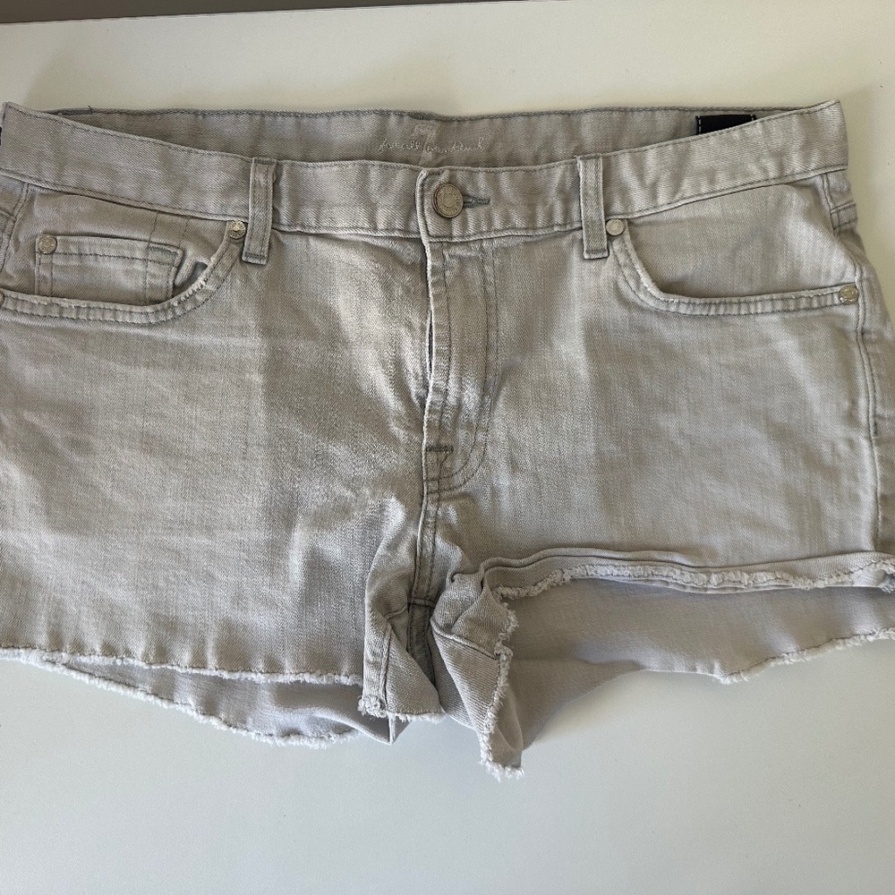 7 For All Mankind Jean Shorts - 32